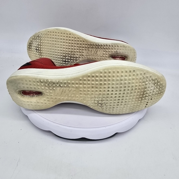 Nike Shoe Men\'s 10 Solarsoft Moccasin Sneakers Red Black White 555301-601 main image 4
